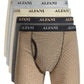 Alfani Men's 5 Pk Tile & Solid Boxer Briefs Brown Size Small