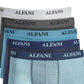 Alfani Men's 5 Pk Solid & Stripe Trunks Blue Size Large