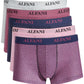 Alfani Men's 5 Pk Solid & Geo Print Trunks Purple Size Large
