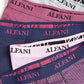 Alfani Men's 5 Pk Solid & Geo Print Trunks Purple Size X -Large