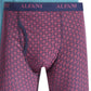 Alfani Men's 5 Pk Medallion & Solid Boxer Briefs Purple Size Small