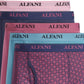 Alfani Men's 5 Pk Medallion & Solid Boxer Briefs Purple Size Small