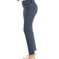 Charter Club Women's Lexington Geo Print Straight Leg Jeans Blue Size 8