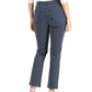 Charter Club Women's Lexington Geo Print Straight Leg Jeans Blue Size 14