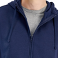 ID Ideology Men's Regular Fit Solid Full Zip Hoodie Blue Size 2XL