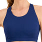 ID Ideology Women's Essentials Sweat Set Low Impact Sports Bra Blue Size X-Large