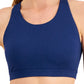 ID Ideology Women's Essentials Sweat Set Low Impact Sports Bra Blue Size X-Large
