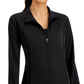 ID Ideology Women's Essentials Performance Zip Jacket Black Size 1X