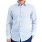 Alfani Men's Slim Fit Houndstooth Dress Shirt Blue