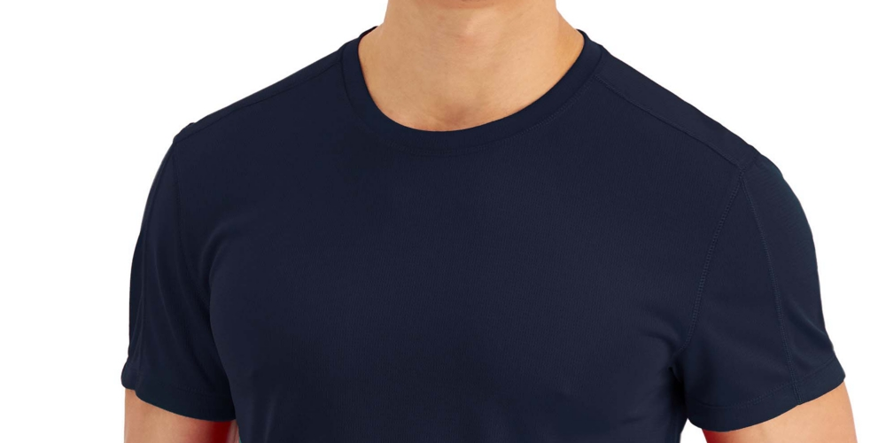 ID Ideology Men's Birdseye Training T-Shirt Blue Size M