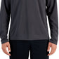 ID Ideology Men's Rapidry Moisture Wicking Mesh Raglan Sleeve T Shirt Gray Size XX-Large