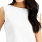 Karen Scott Women's Cotton Boat Neck Tank Top White Size Small