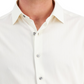 Alfani Men's Regular Fit 2 Way Stretch Herringbone Dress Shirt Beige Size 17X34X35