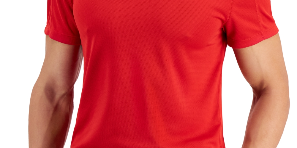 ID Ideology Men's Birdseye Training T-Shirt Red Size Large