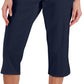 Karen Scott Women's Comfort-Waist Capri Pants Blue Size 6 Petite