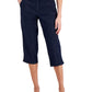Karen Scott Women's Comfort-Waist Capri Pants Blue Size 14