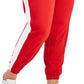 ID Ideology Women's Racing Stripe Joggers Red Size 1X