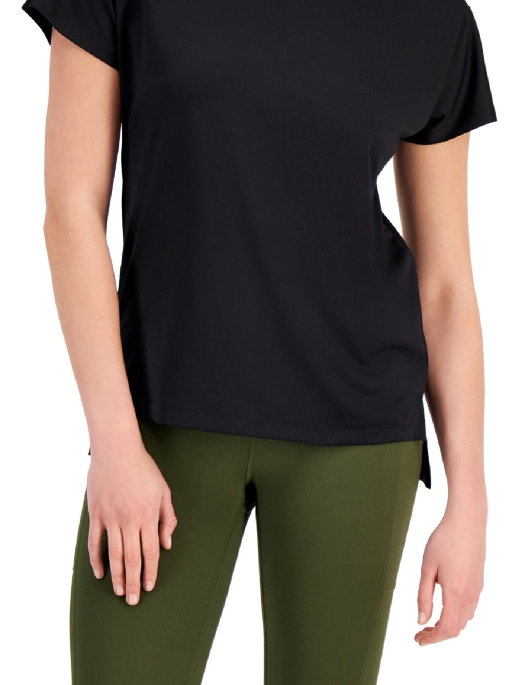 ID Ideology Women's Lightweight Techy T-Shirt Black Size Large