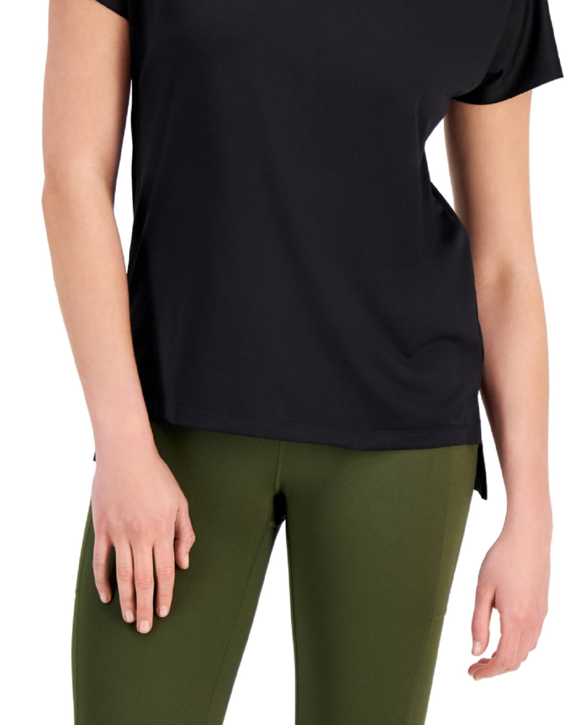 ID Ideology Women's Lightweight Techy T-Shirt Black Size X-Large