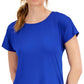 ID Ideology Women's Lightweight Techy T Shirt Blue
