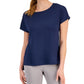 ID Ideology Women's Lightweight Techy T-Shirt Blue Size Medium