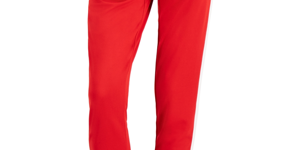 ID Ideology Women's Tricot Colorblocked Joggers Red Size X-Small