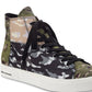 Sun + Stone Men's Bandana Print Patchwork Lace Up High Top Sneakers Green Size 12 M