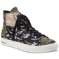 Sun + Stone Men's Bandana Print Patchwork Lace Up High Top Sneakers Green Size 12 M