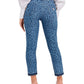 GUESS Women's Girly Animal Print Jeans Blue