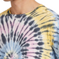 GUESS Men's Lemon Mist Tie Dye T-Shirt Blue Size XX-Large