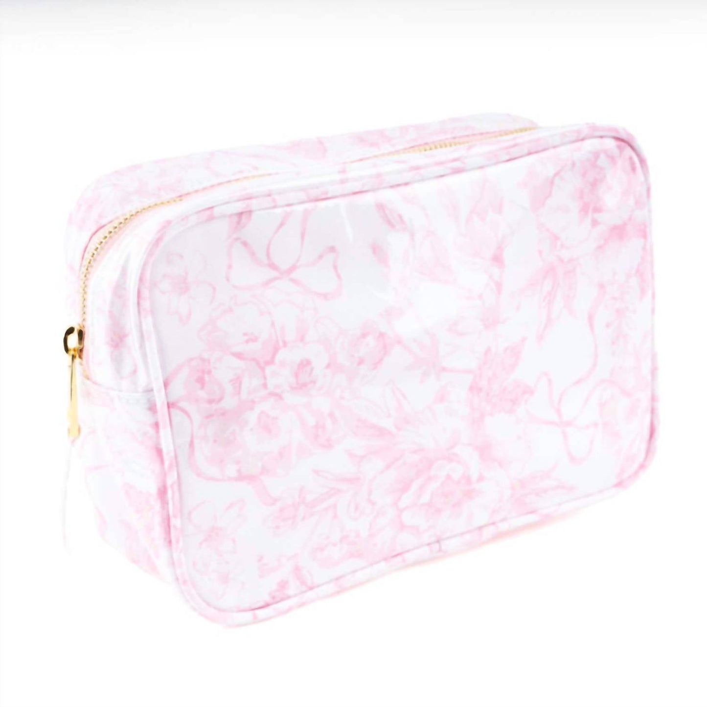 8 Oak Lane - Women's Clear Coated Rectangular Cosmetic Case