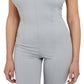 GUESS Women's Chelsea Long Jumpsuit Gray Size Medium