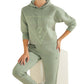 GUESS Women's Alisa Cropped Hoodie Green Size Medium