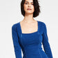GUESS Women's SeaSheath Denim Dress Blue Size Large
