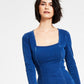 GUESS Women's SeaSheath Denim Dress Blue Size X-Large