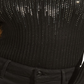 GUESS Women's Claudine Glitter Rhinestone Rib Sweater Black Size Small
