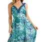 GUESS Women's Chrissy Maxi Dress Blue Size Medium