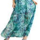 GUESS Women's Chrissy Maxi Dress Blue Size Medium