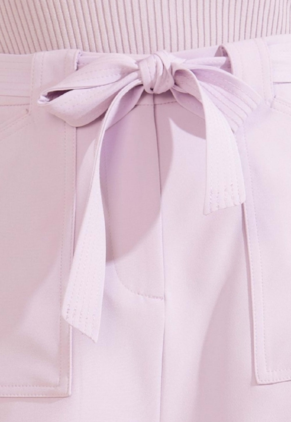 GUESS Women's Valentina Belted Shorts Purple Size Medium