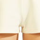GUESS Women's Britney Drawstring Shorts White Size Large
