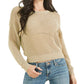 GUESS Women's Kara Open Stitch Sweater Beige Size X-Small
