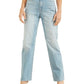 GUESS Women's Hollywood High Rise Straight Leg Jeans Blue Size 28X30