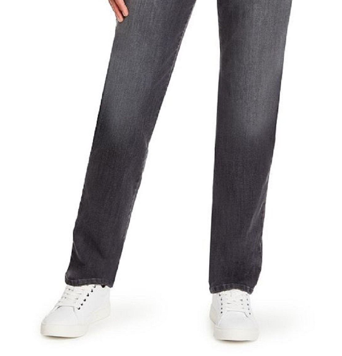Gloria Vanderbilt Women's Amanda Classic Straight Jeans Gray Size 8
