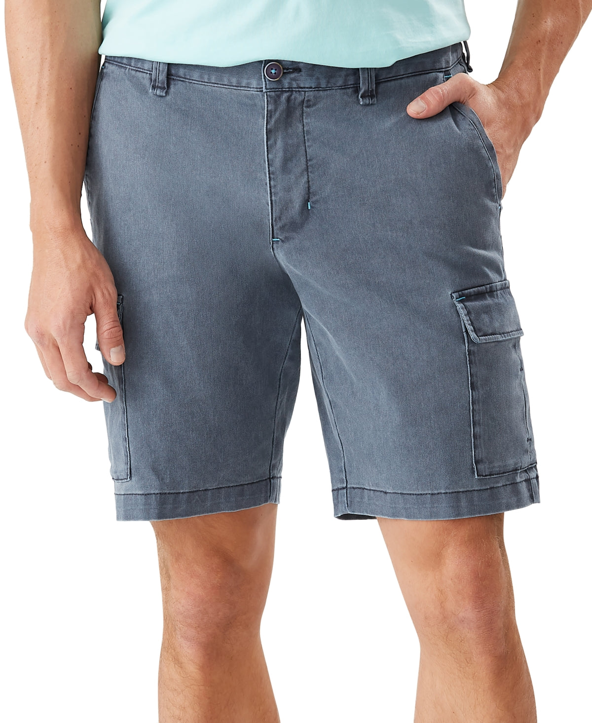 Tommy Bahama Men's Coastal Key Cargo Shorts Blue Size 42