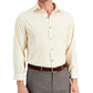 Alfani Men's Slim Fit 4 Way Stretch Geo Print Dress Shirt Beige Size 32X33