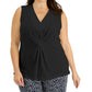 Alfani Women's Plus Size Twisted Tank Top