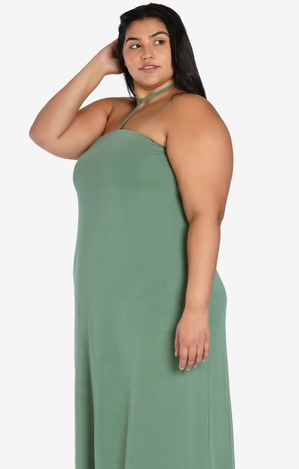 Bar III Women's Halter Dress Green Size 3X