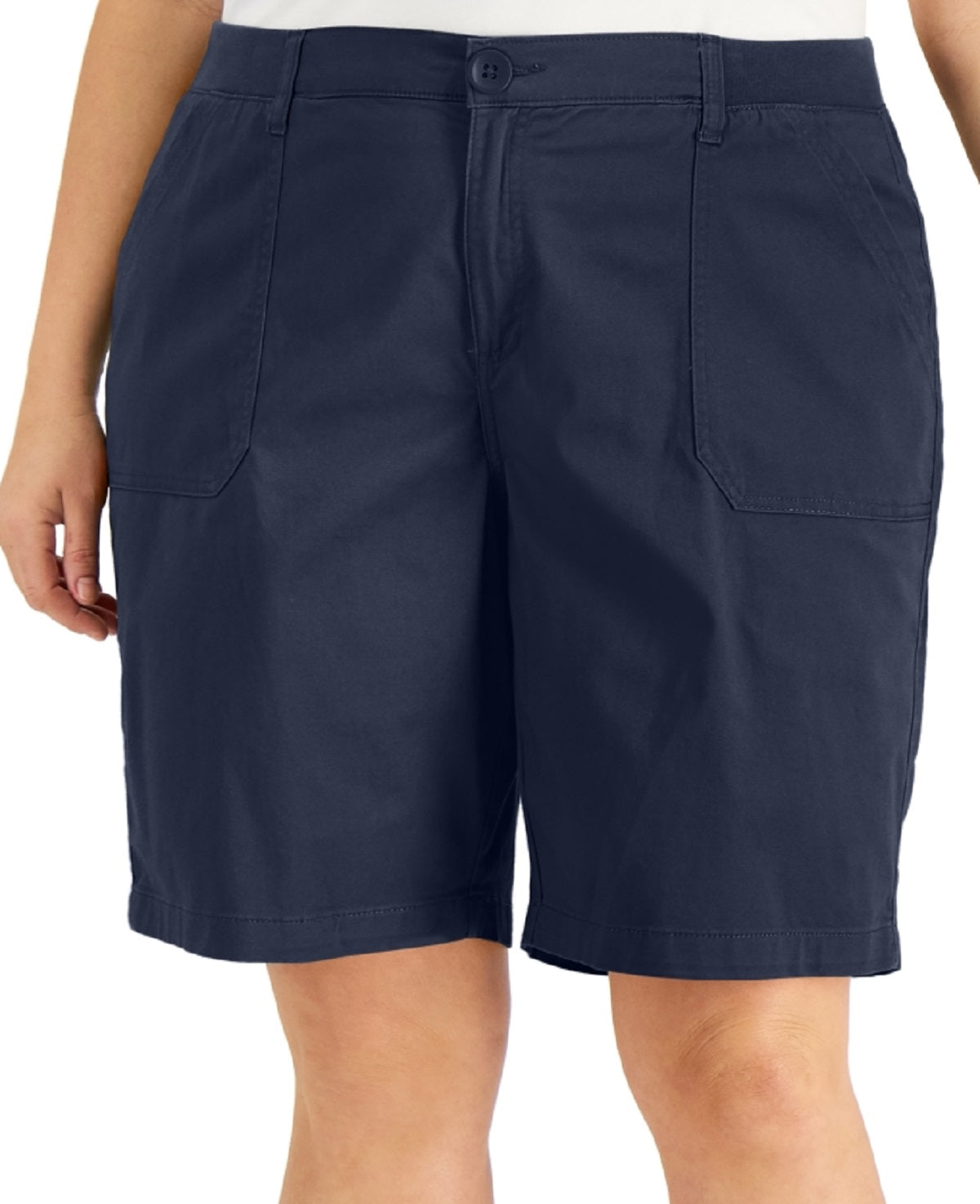Karen Scott Women's Shorts Blue Size 24W