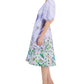 INC International Concepts Women's Printed Cutout Dress Purple Size Large