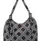 INC International Concepts Women's Nosida Soft Nylon Tote Bag Black Size Regular